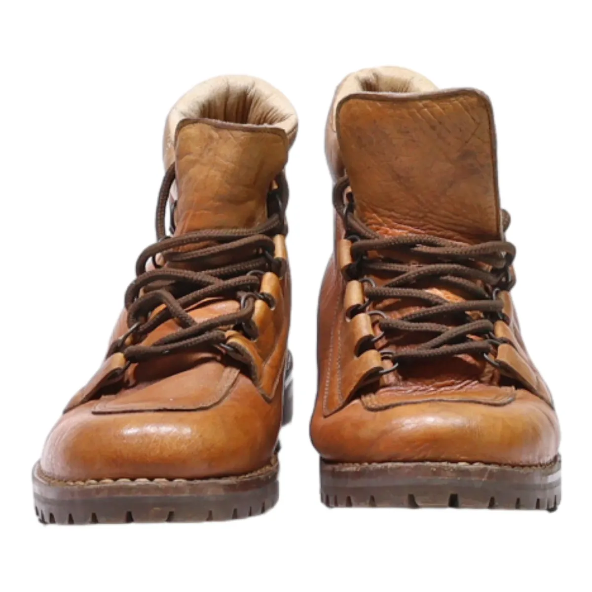PATONS Chukka Boots Brown Leather Womens UK 6