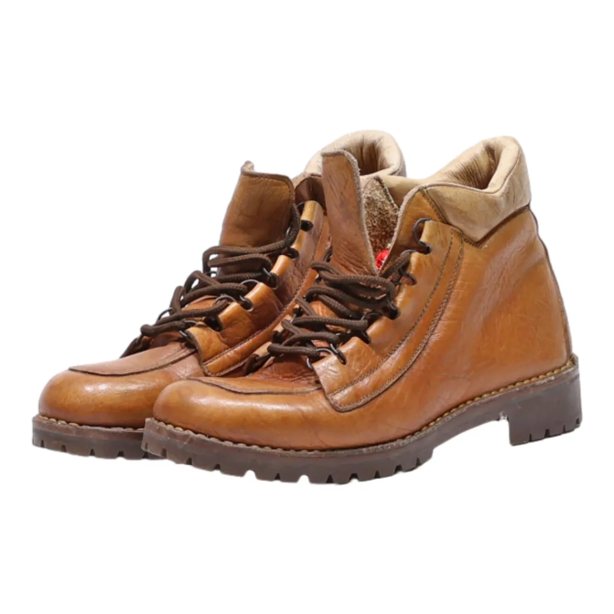 PATONS Chukka Boots Brown Leather Womens UK 6