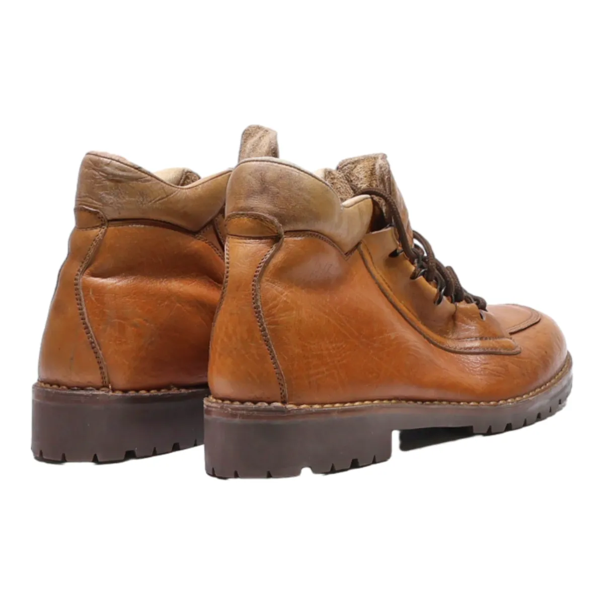 PATONS Chukka Boots Brown Leather Womens UK 6