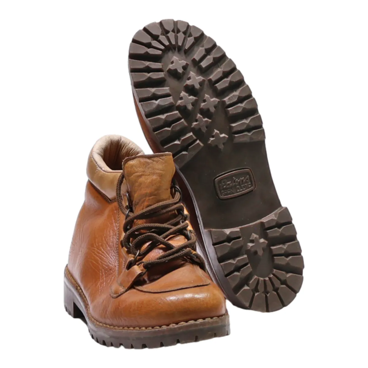 PATONS Chukka Boots Brown Leather Womens UK 6
