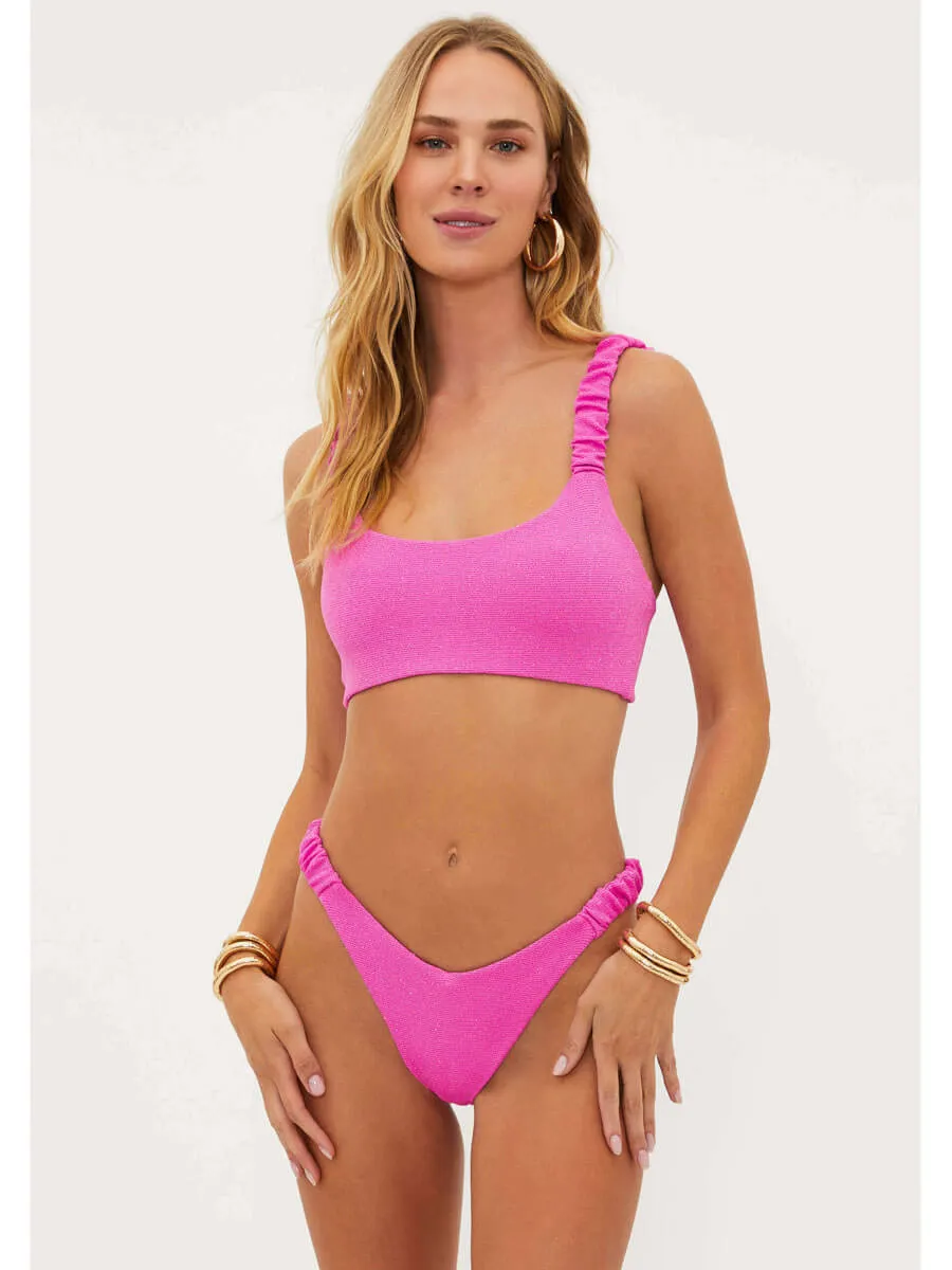 Phoebe Bottom in Petal Pink Scrunch