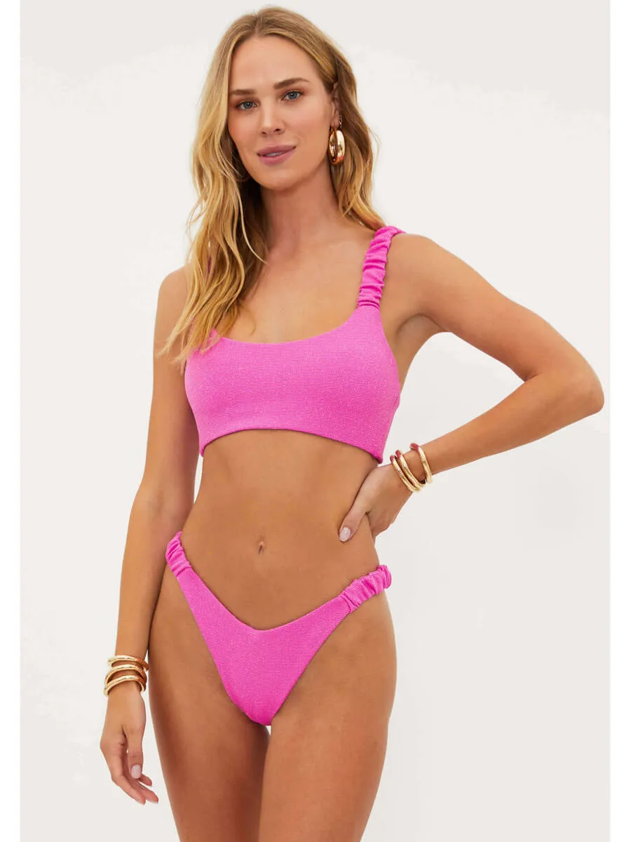 Phoebe Bottom in Petal Pink Scrunch