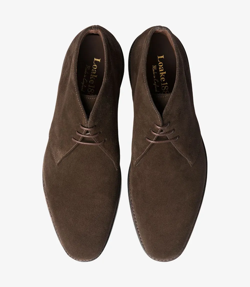 Pimlico Dark Brown Suede