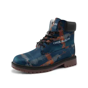 Premium Lightweight Microfiber Leather Chukka Boots