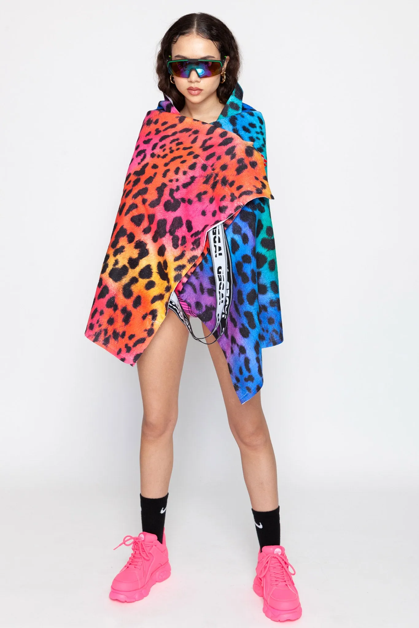 Rainbow Leopard 2 in 1 Towel Bag