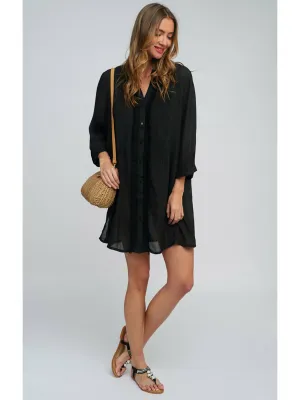 Reeva Beach Shirt In Black