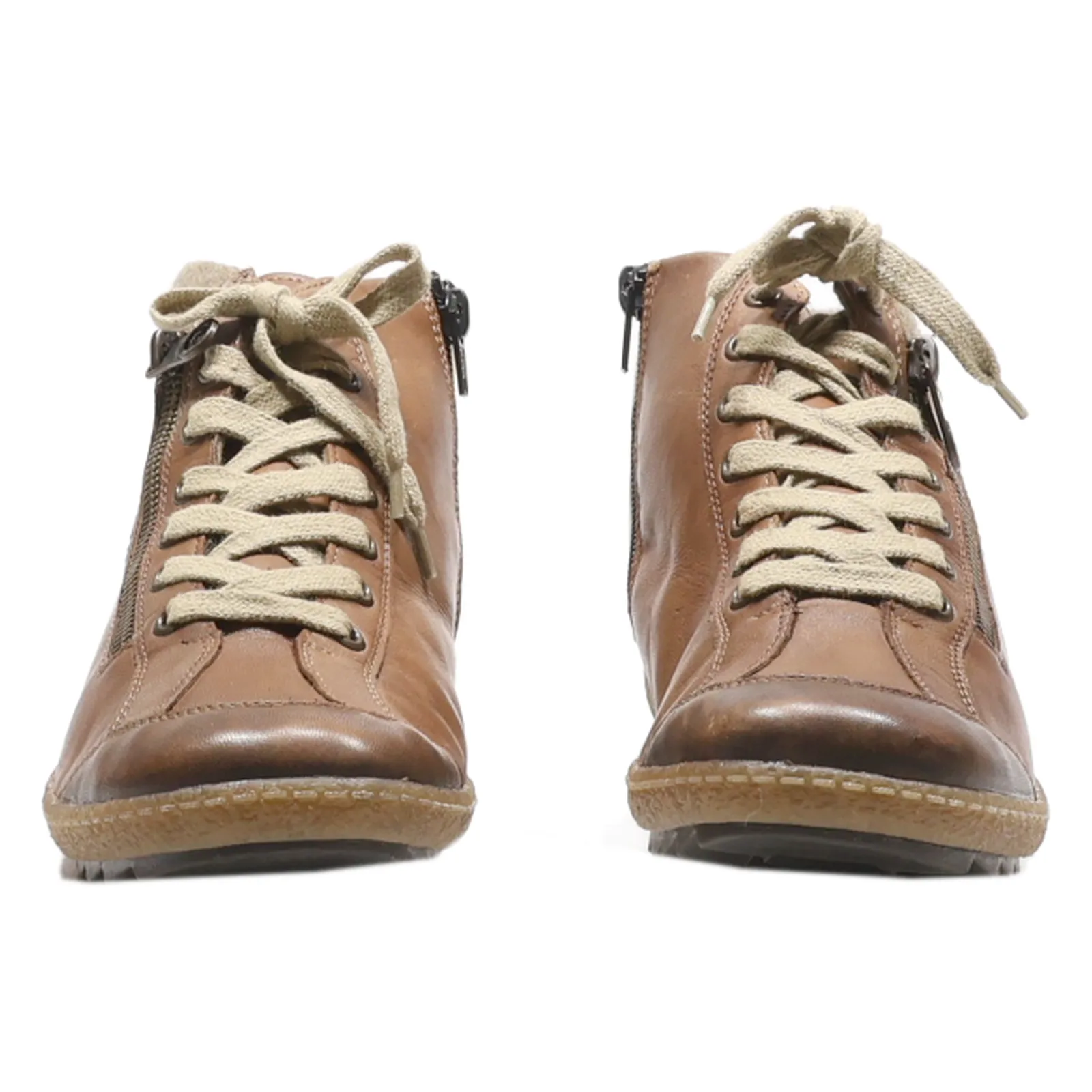 REMONTE Chukka Boots Brown Leather Mens UK 8