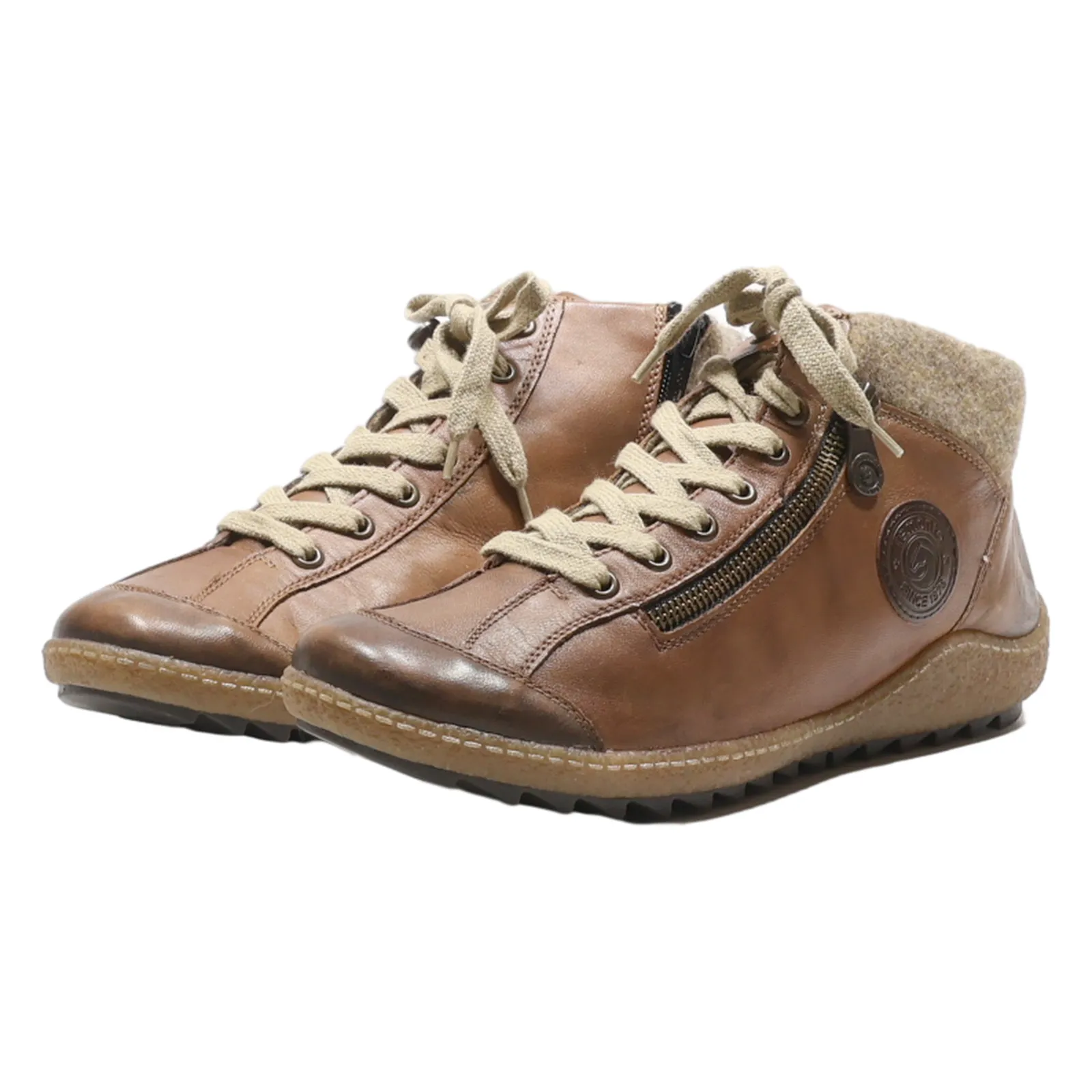 REMONTE Chukka Boots Brown Leather Mens UK 8
