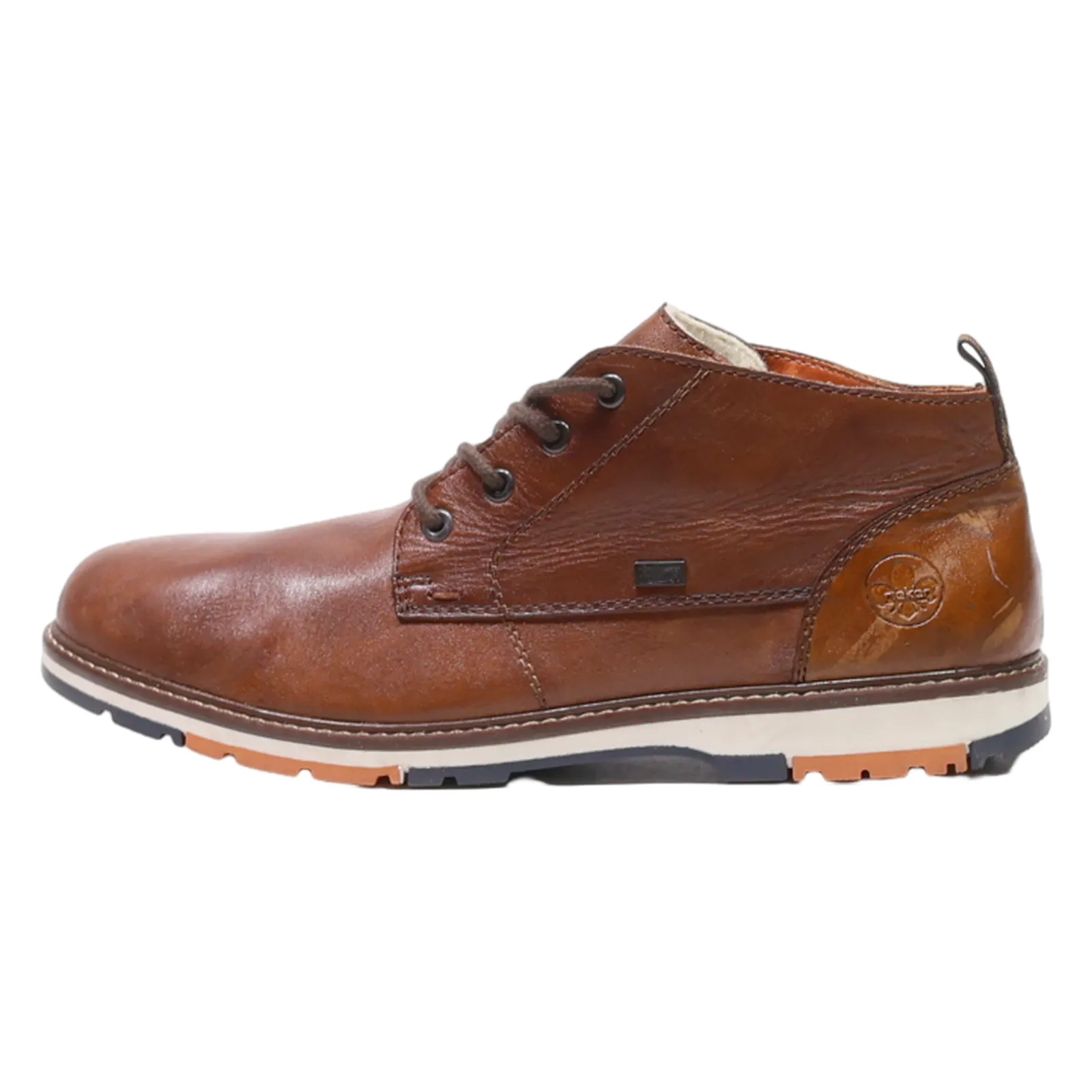 RIEKER Chukka Boots Brown Leather Mens UK 10
