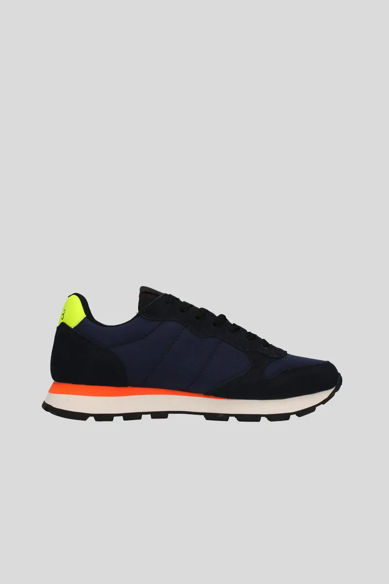 Running Adult - Navy Blue Tom Fluo