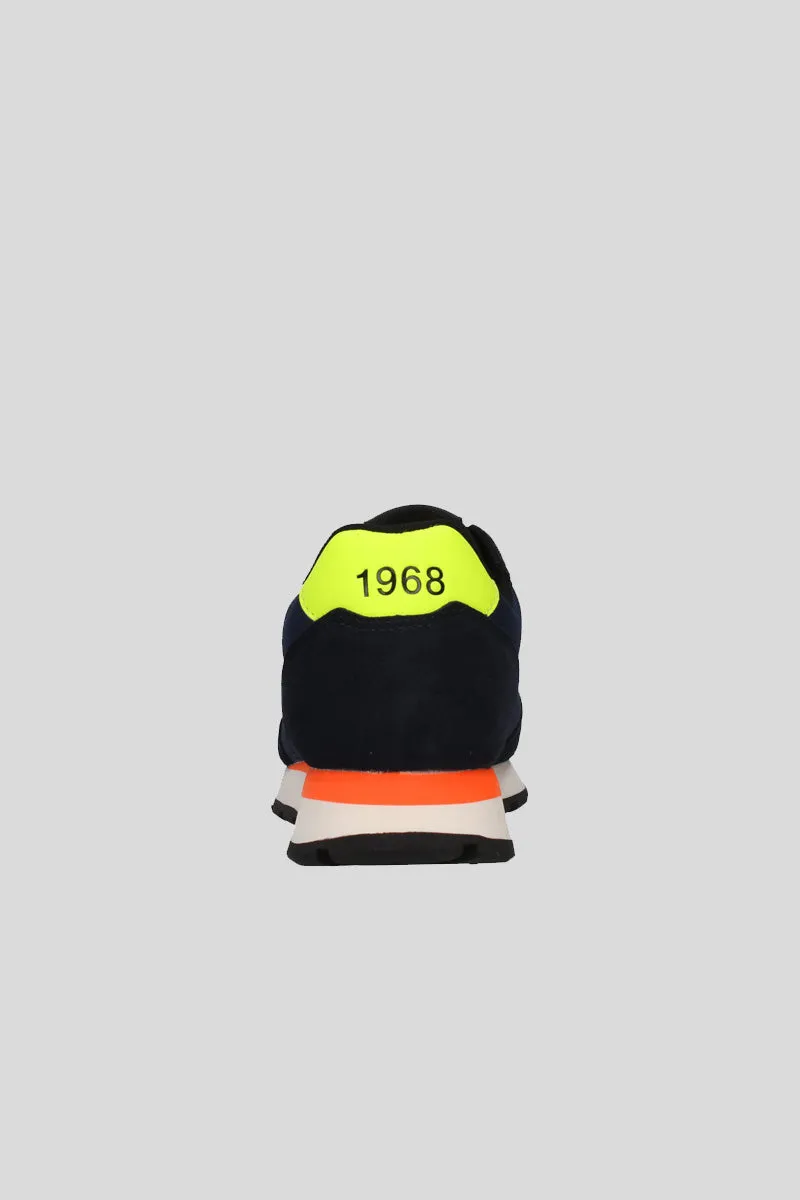 Running Adult - Navy Blue Tom Fluo
