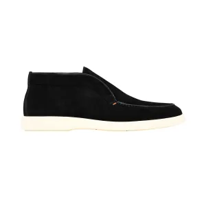 Santoni Men's Black & Orange Loafer