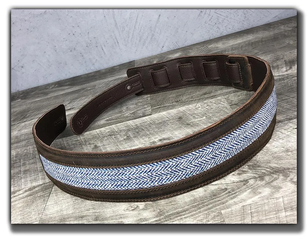 Spicatum - Whiskey Brown Leather Guitar Strap
