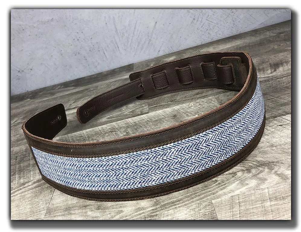 Spicatum - Whiskey Brown Leather Guitar Strap