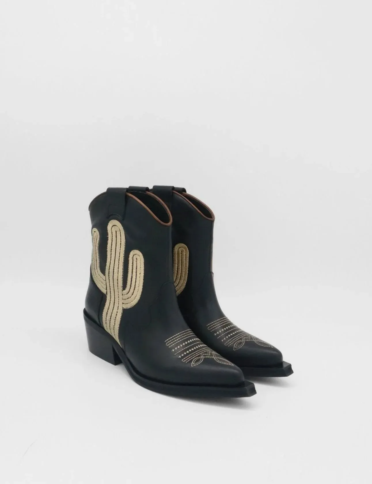 [STIVALI] OASIS LEATHER COWBOY BOOTIE
