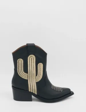 [STIVALI] OASIS LEATHER COWBOY BOOTIE