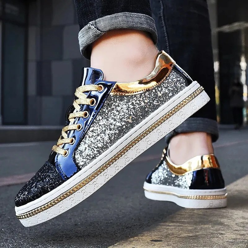 Stylish And Elegant Sports Golden Shoes For Men