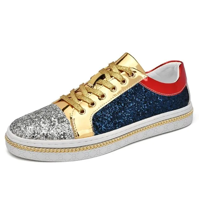 Stylish And Elegant Sports Golden Shoes For Men