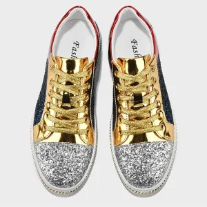 Stylish And Elegant Sports Golden Shoes For Men