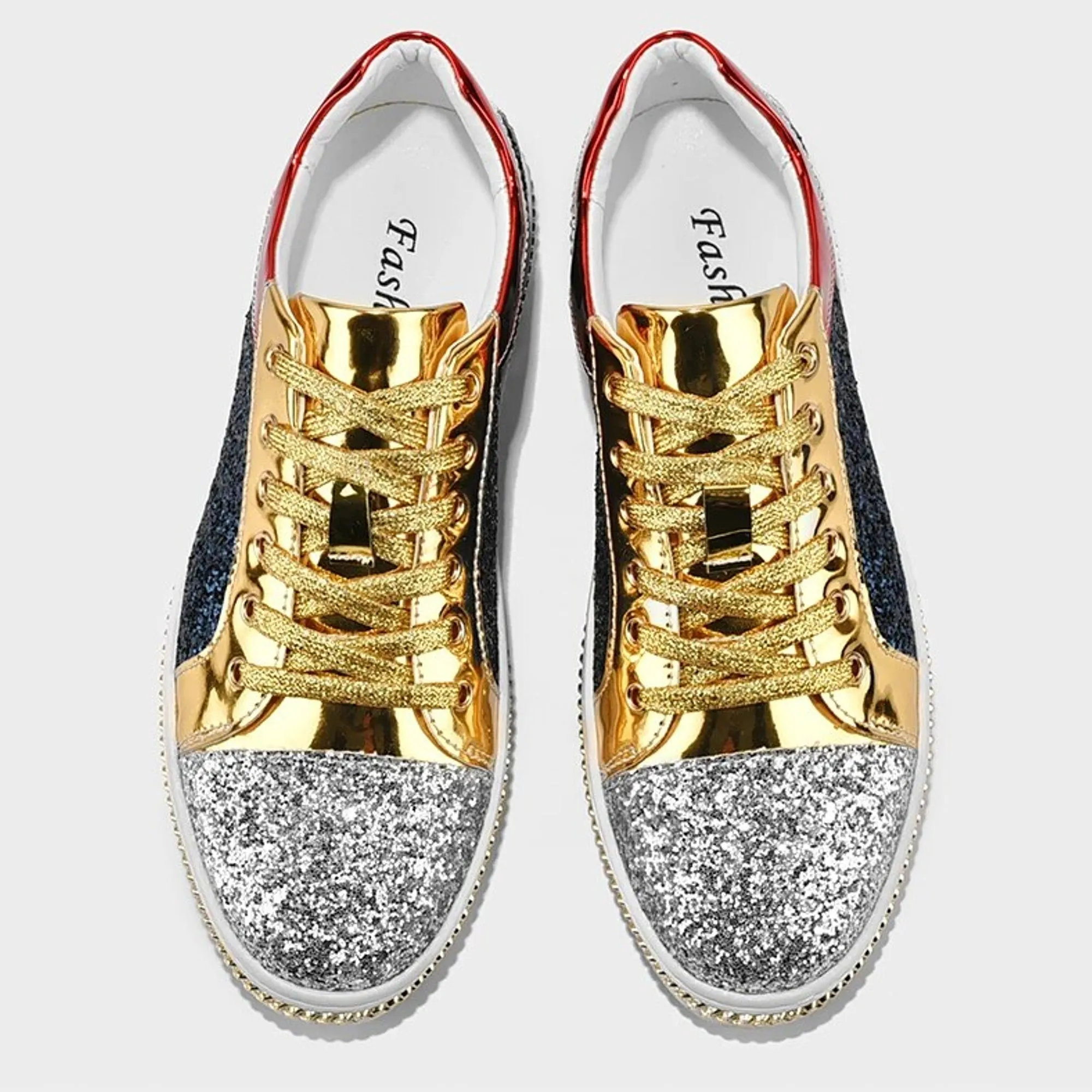 Stylish And Elegant Sports Golden Shoes For Men