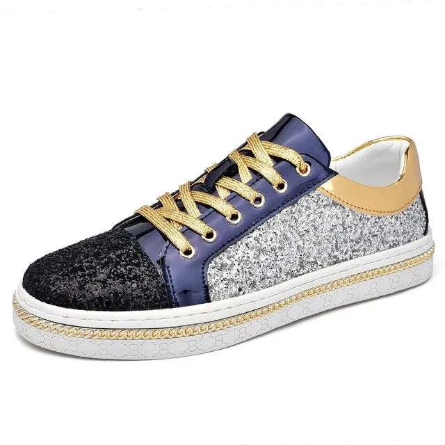 Stylish And Elegant Sports Golden Shoes For Men