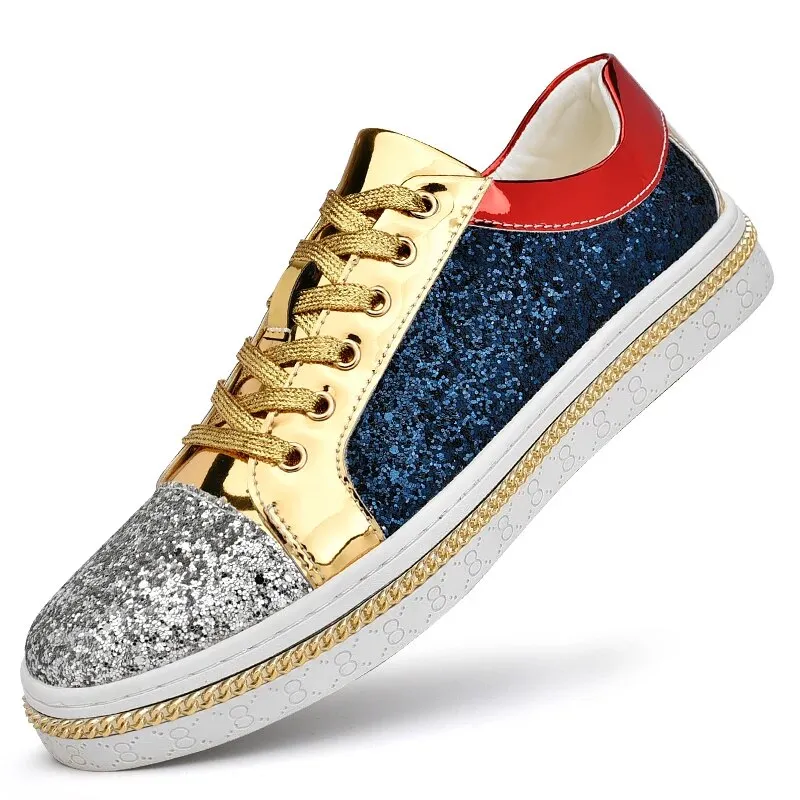 Stylish And Elegant Sports Golden Shoes For Men