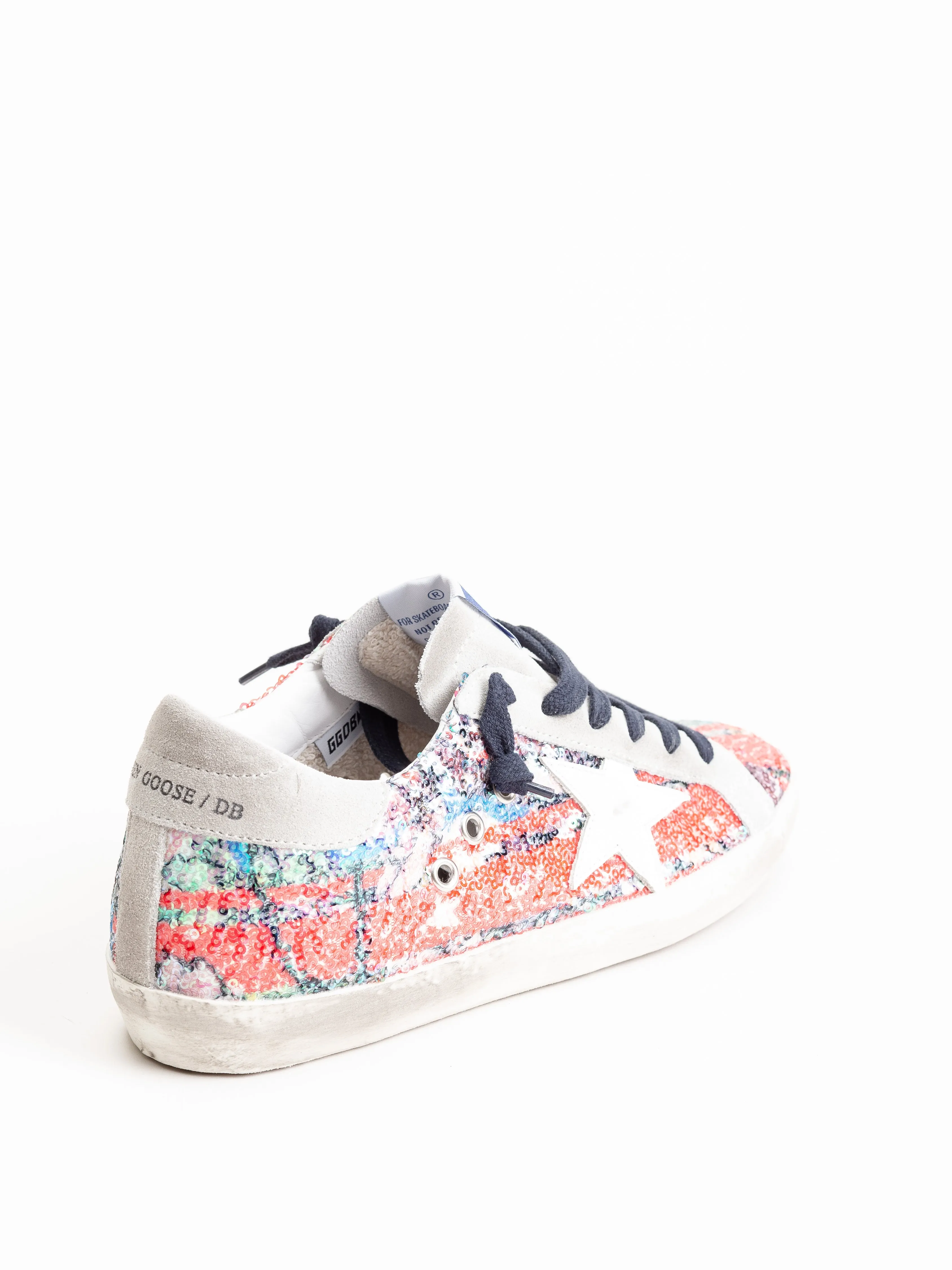 superstar flower sequins sneaker