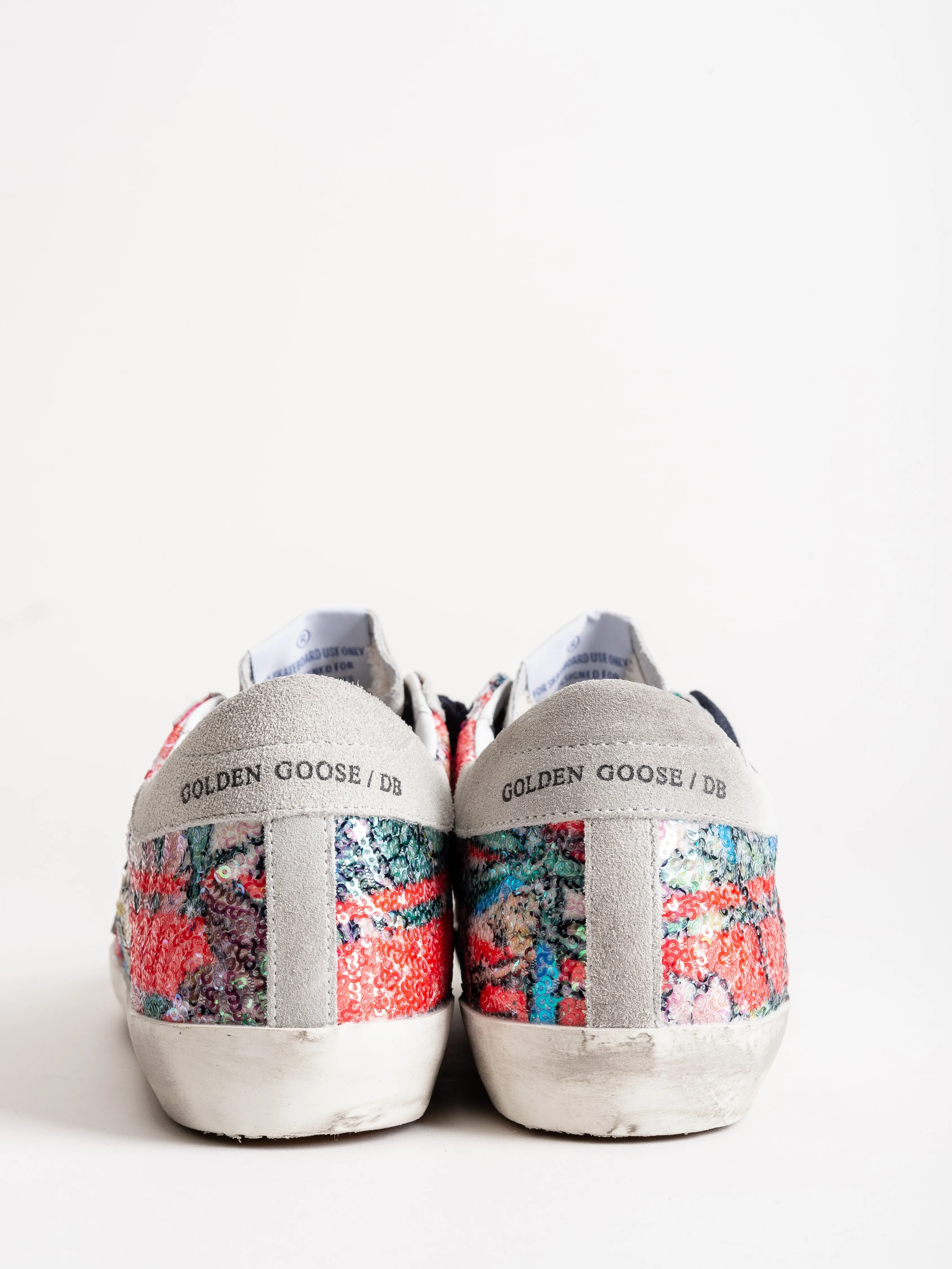 superstar flower sequins sneaker