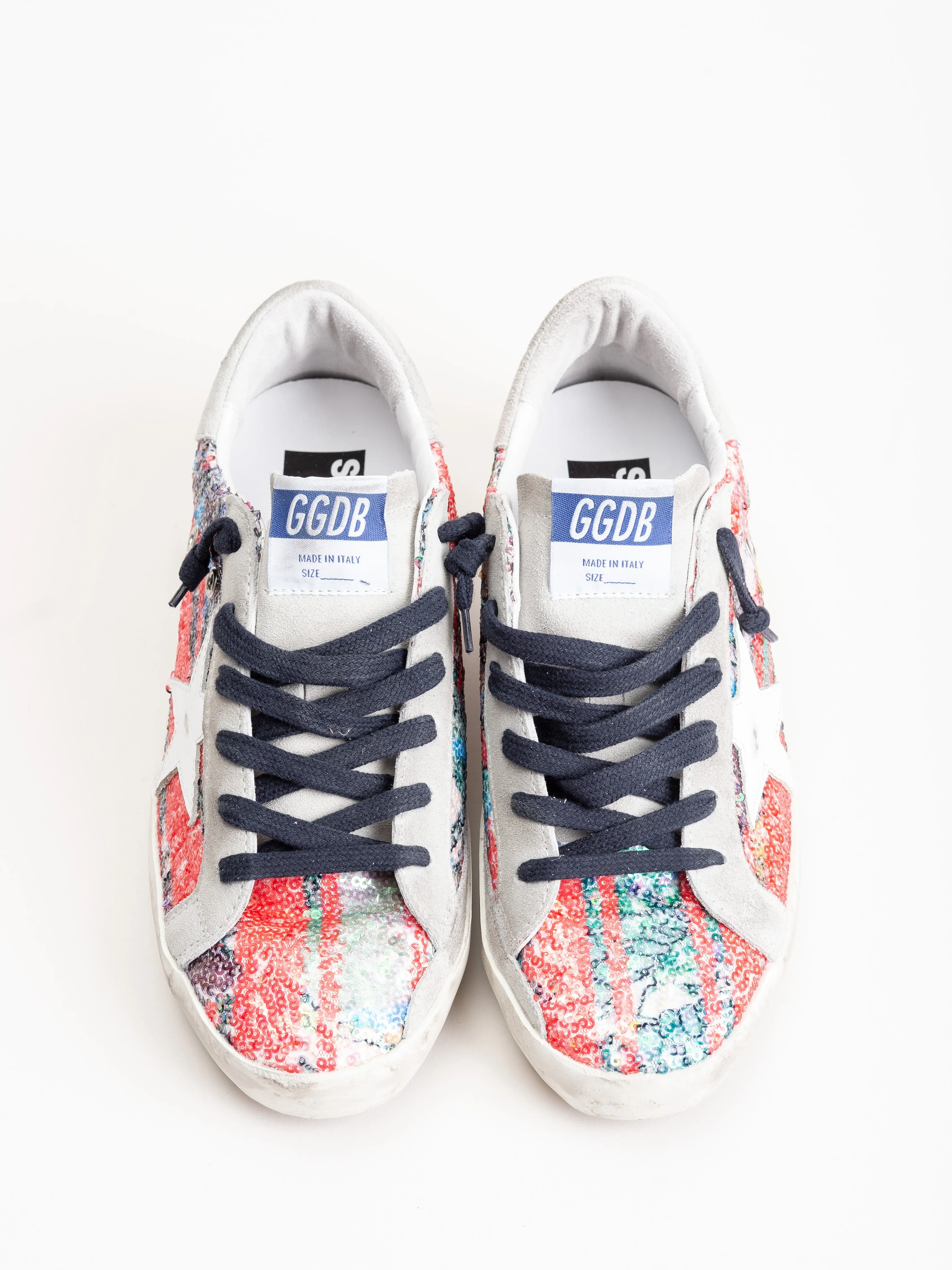 superstar flower sequins sneaker