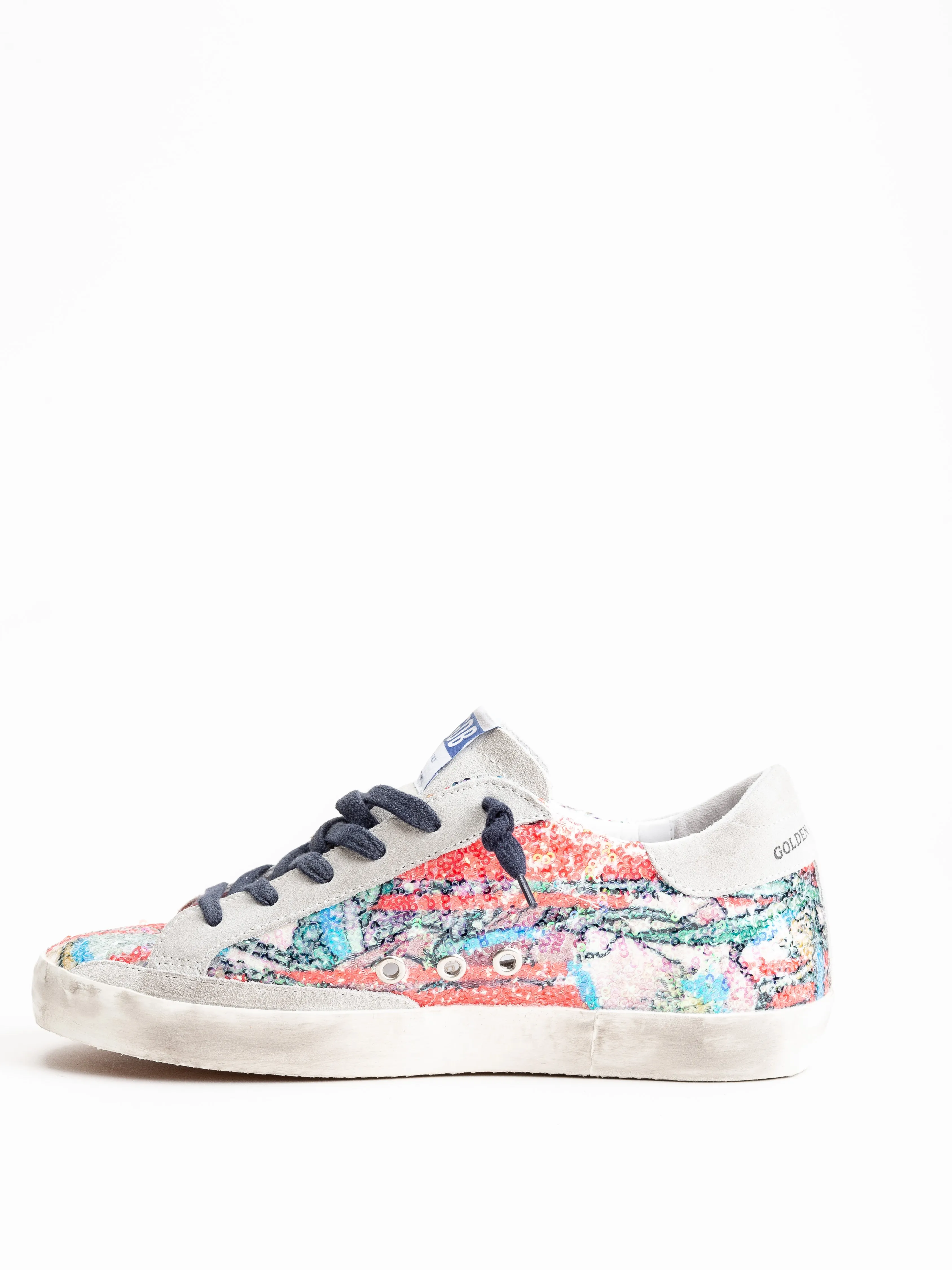 superstar flower sequins sneaker