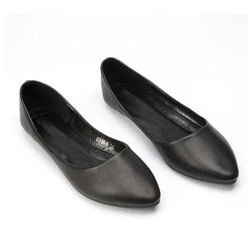 TIMETANGGenuine Leather Flat Shoes Woman Hand-sewn Leather Loafers Cowhide Spring Candy color CasualShoes Women Flats WomenShoes