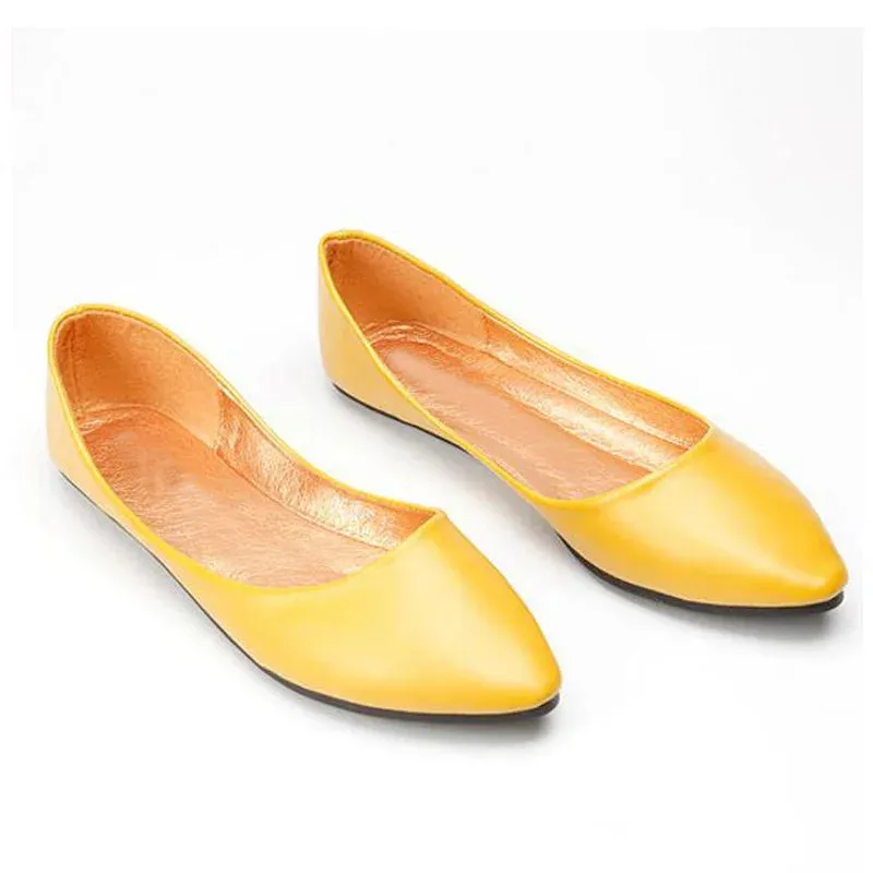 TIMETANGGenuine Leather Flat Shoes Woman Hand-sewn Leather Loafers Cowhide Spring Candy color CasualShoes Women Flats WomenShoes
