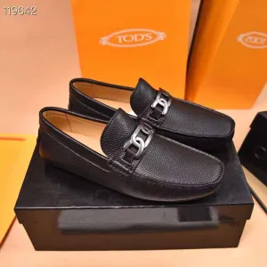 TOD,S || Men's Tods Signature Black Calf Leather Loafers