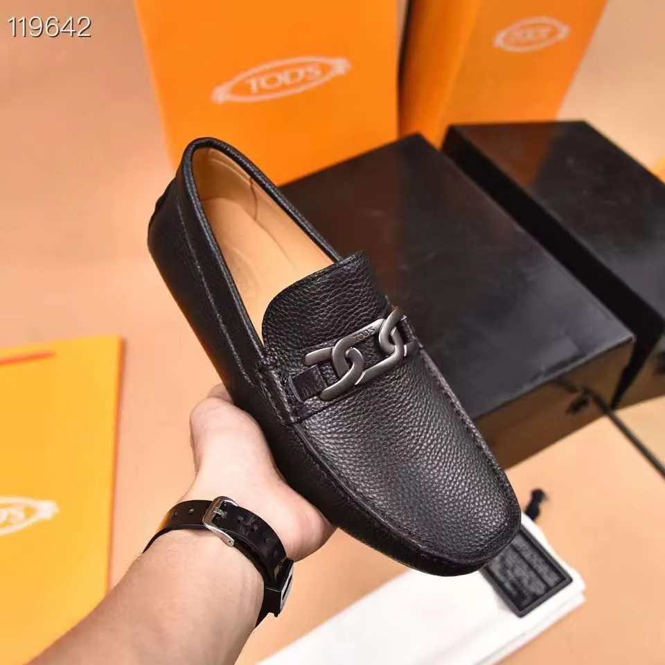 TOD,S || Men's Tods Signature Black Calf Leather Loafers