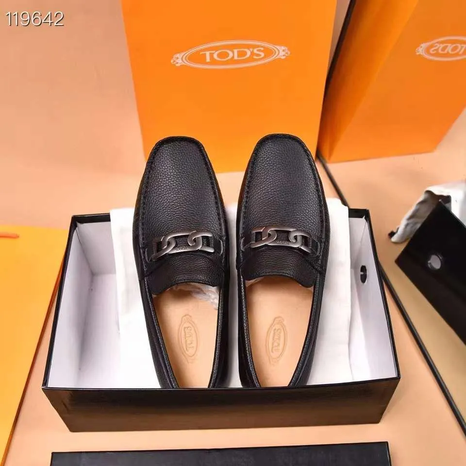 TOD,S || Men's Tods Signature Black Calf Leather Loafers