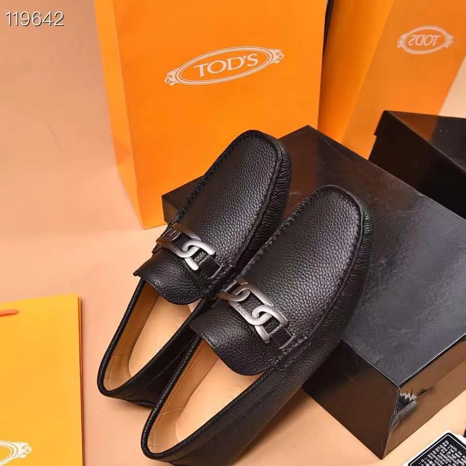 TOD,S || Men's Tods Signature Black Calf Leather Loafers