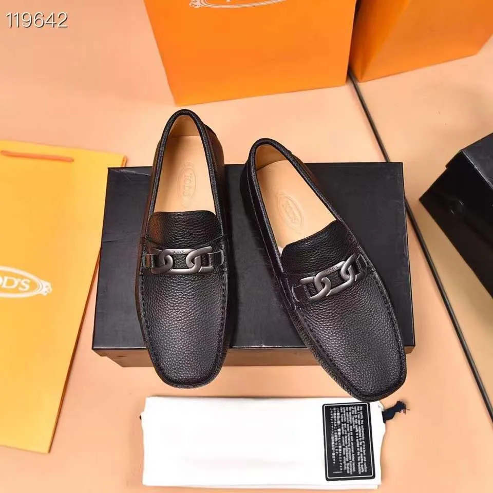 TOD,S || Men's Tods Signature Black Calf Leather Loafers