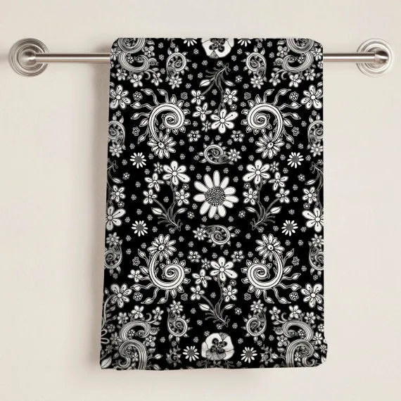 Towel 'BW-floral'