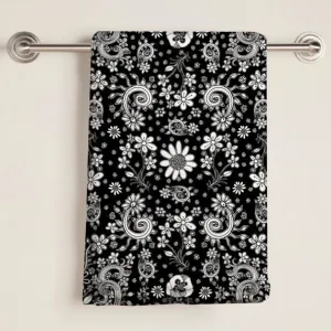Towel 'BW-floral'