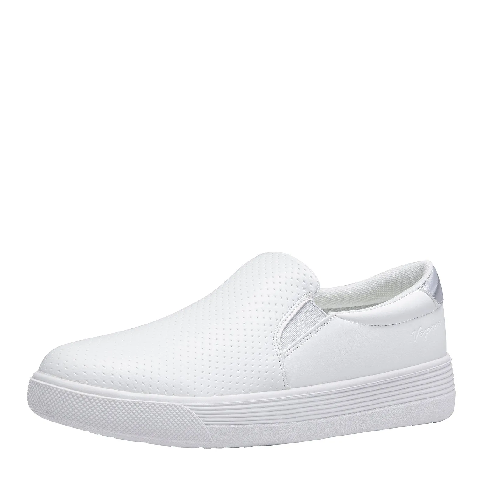 Vepose 8008 Slip on Sneakers Women Fashion Sneakers Comfortable Casual Loafers Shoes with Memory Foam