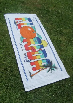 Vintage Florida Beach Towel