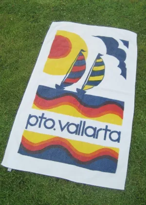 Vintage Puerto Vallarta Beach Towel