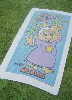 Vintage Trolls Beach Towel