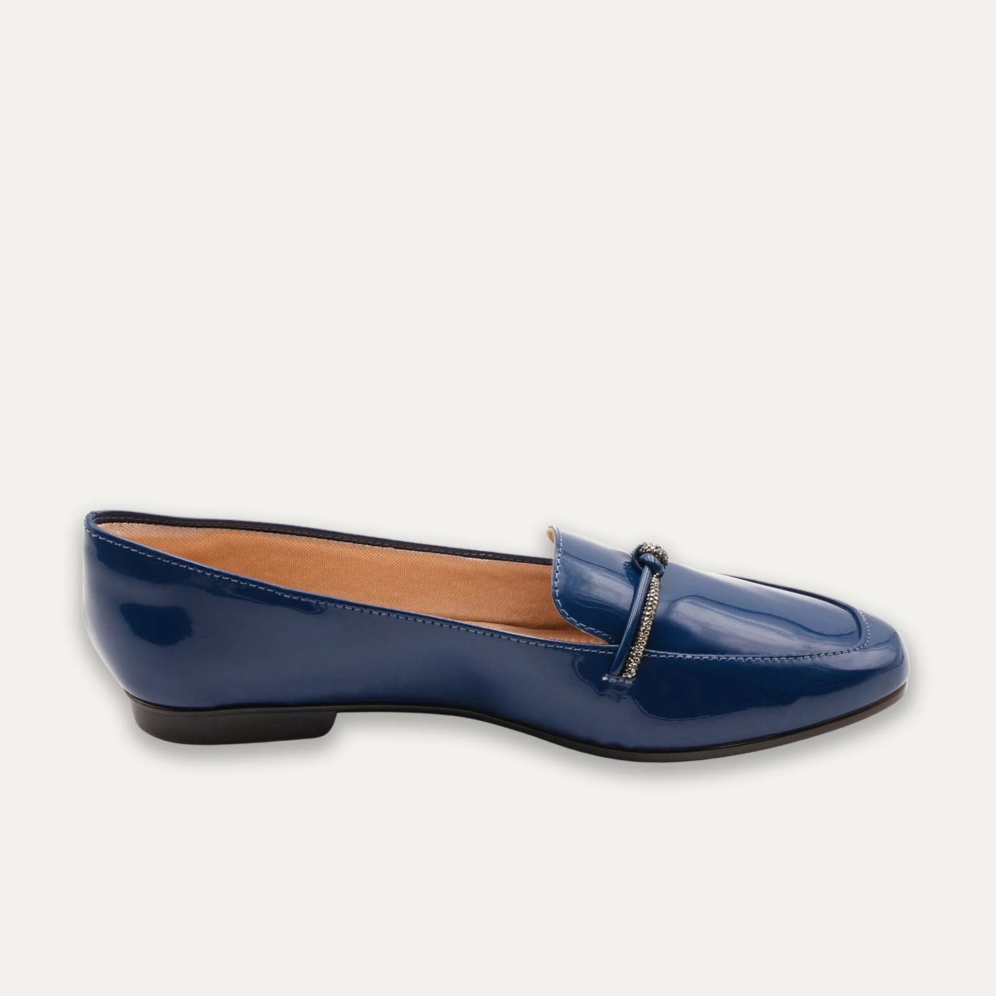Viv Indigo Round Toe Loafers