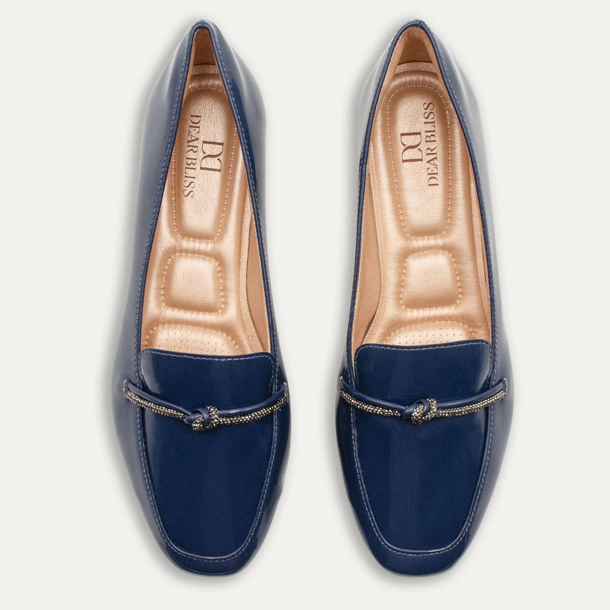 Viv Indigo Round Toe Loafers