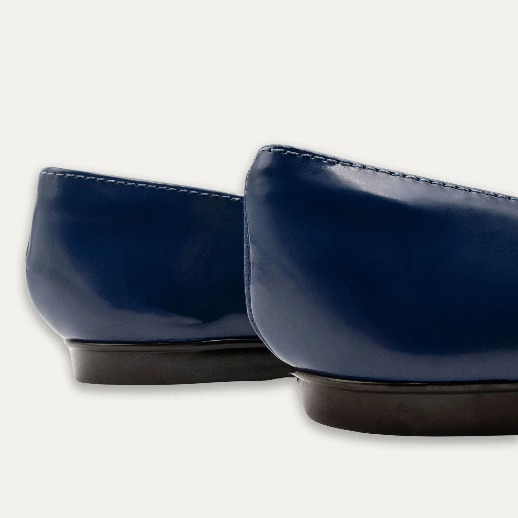 Viv Indigo Round Toe Loafers