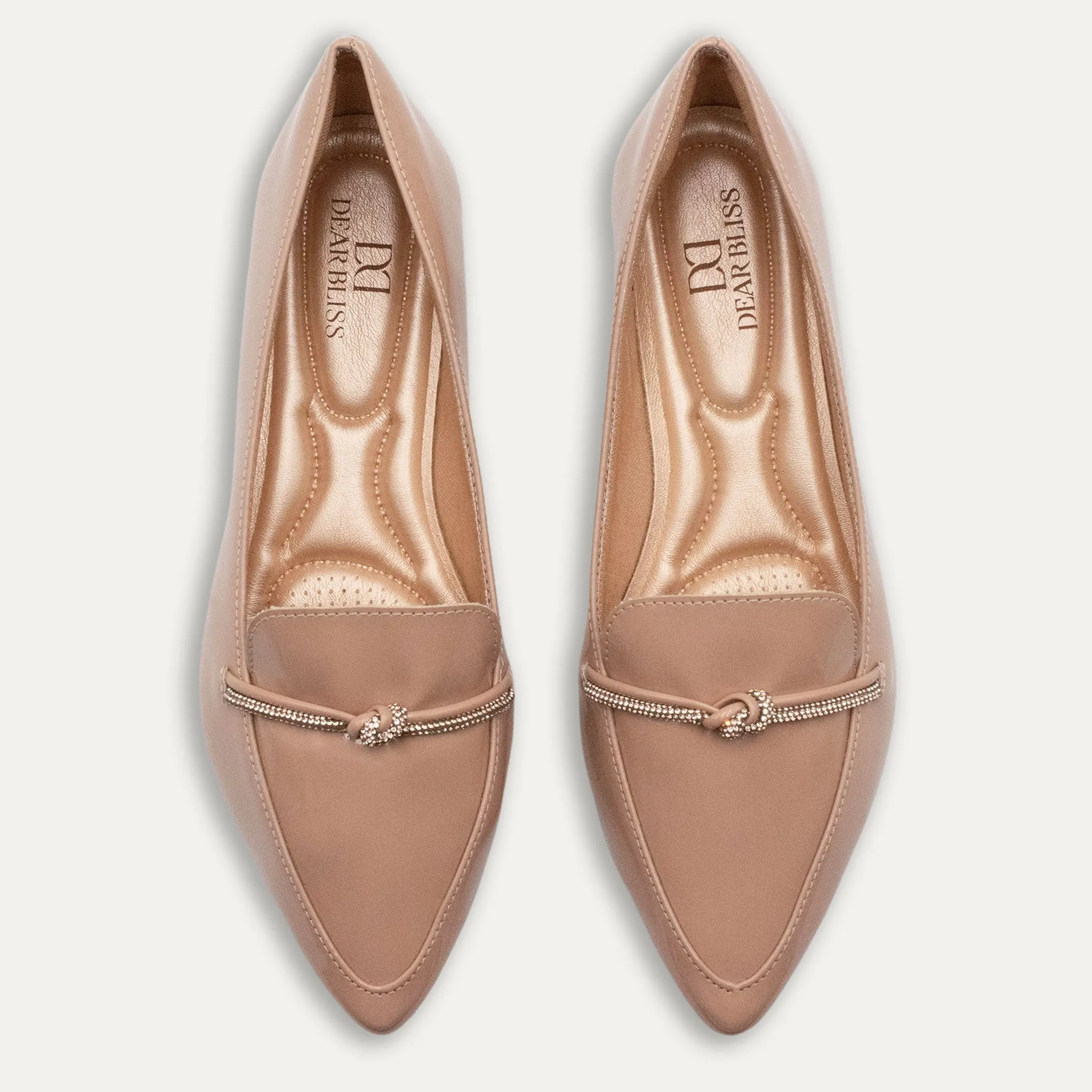 Viviana Antique Pointed Toe Loafers