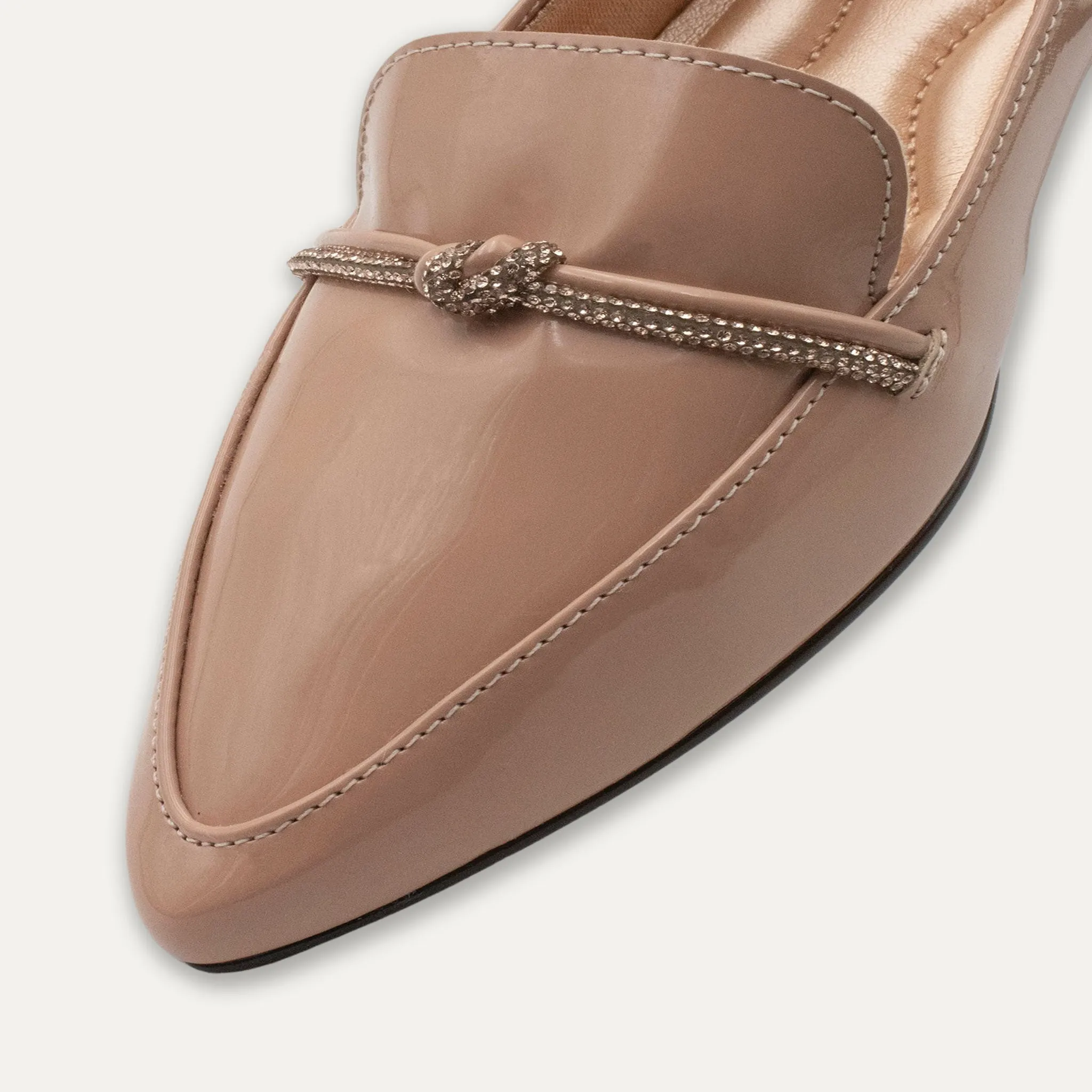 Viviana Antique Pointed Toe Loafers