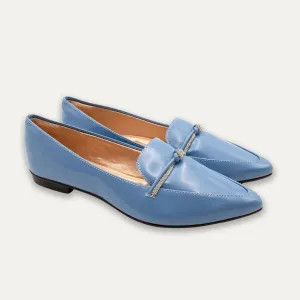 Viviana Sky Pointed Toe Loafers