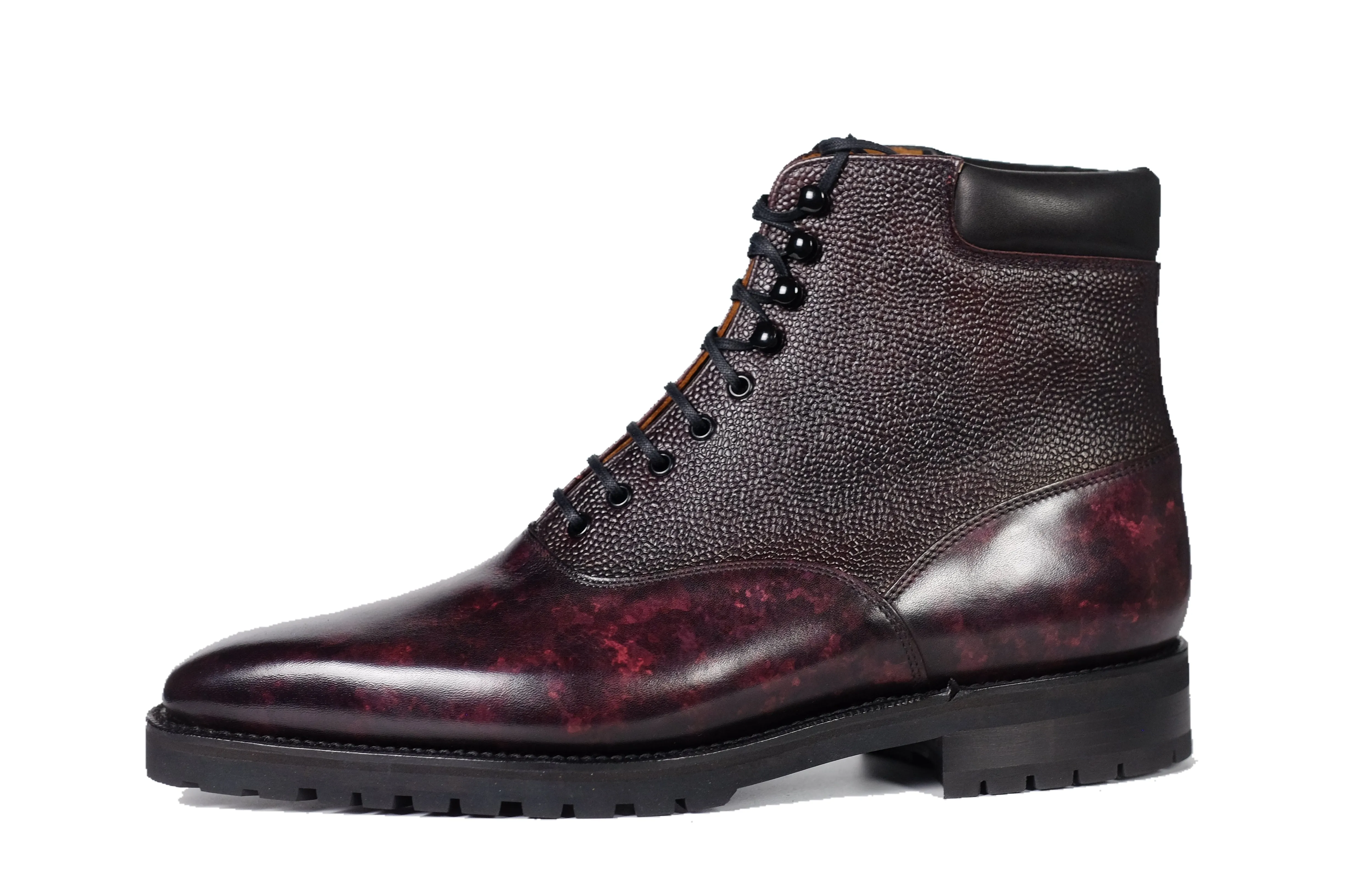 Wedgwood Redux - Plum Marble Patina / Plum Calf Grain - PRE SALE